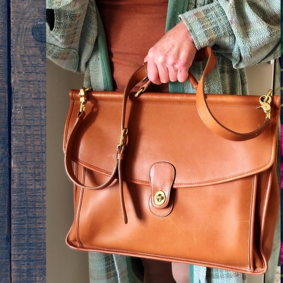 VINTAGE COACH BEEKMAN BRIEFCASE LAPTOP BAG PIRTFOLIO BAG 5266 - Picture 6 of 17